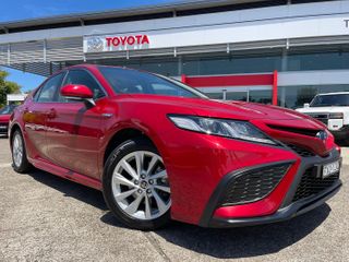 2021  Toyota Camry Ascent Sport Sedan (Feverish Red) Pre-Owned Car Thumbnail