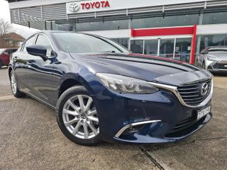 2018 Mazda 6 Touring Sedan (Deep Crystal Blue) Pre-Owned Car Thumbnail