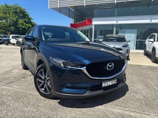 2017 Mazda CX-5 GT SUV (Deep Crystal Blue) Pre-Owned Car Thumbnail